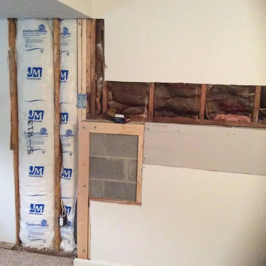 Wall insulation replacement during Contents Cleaning & Restoration in Los Ranchos de Albuquerque